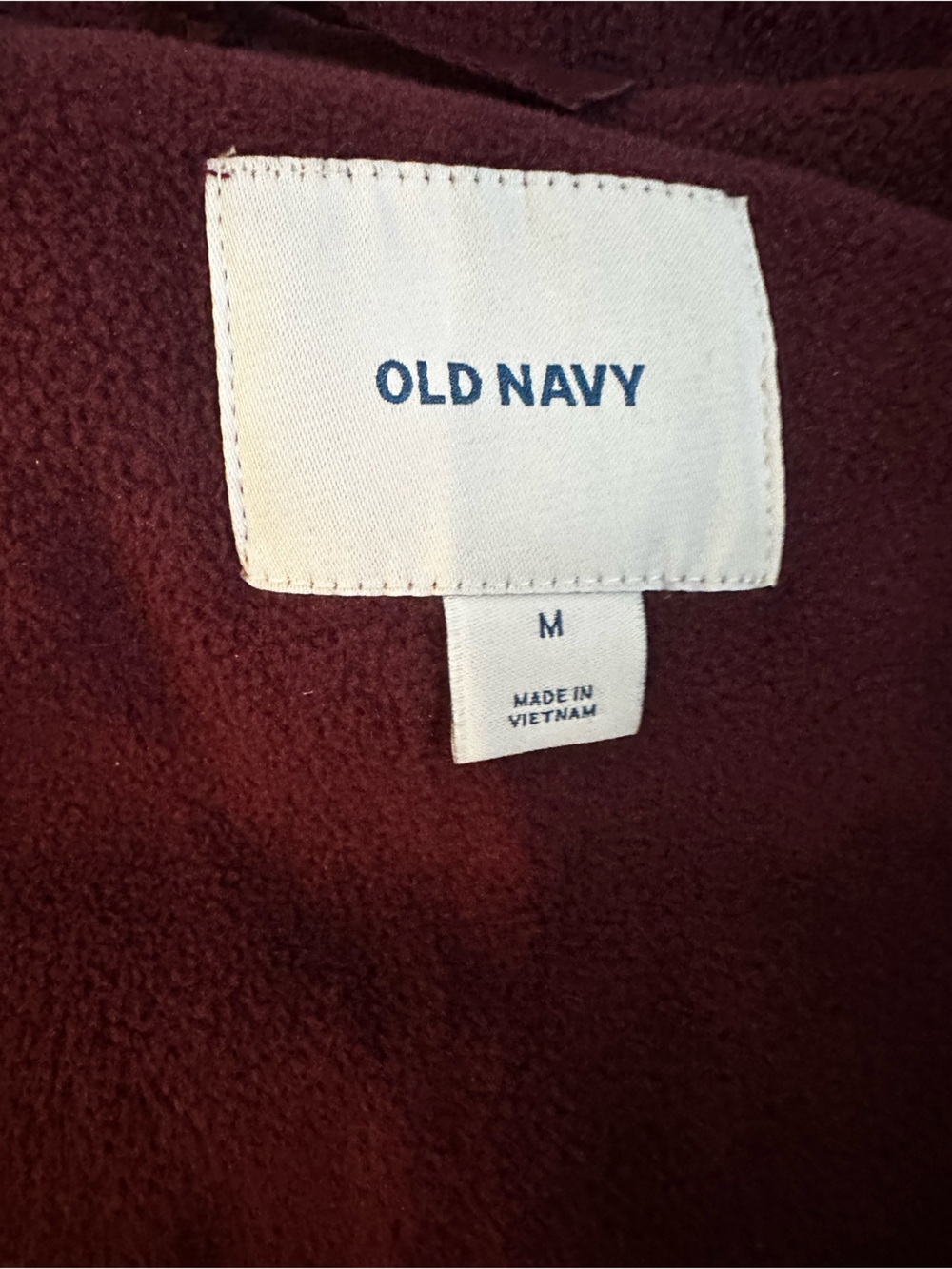 Old Navy Burgundy Quilted Puffer Vest - Picture 4 of 9